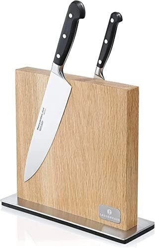 Zassenhaus Portacoltelli Magnetico Legno di Quercia