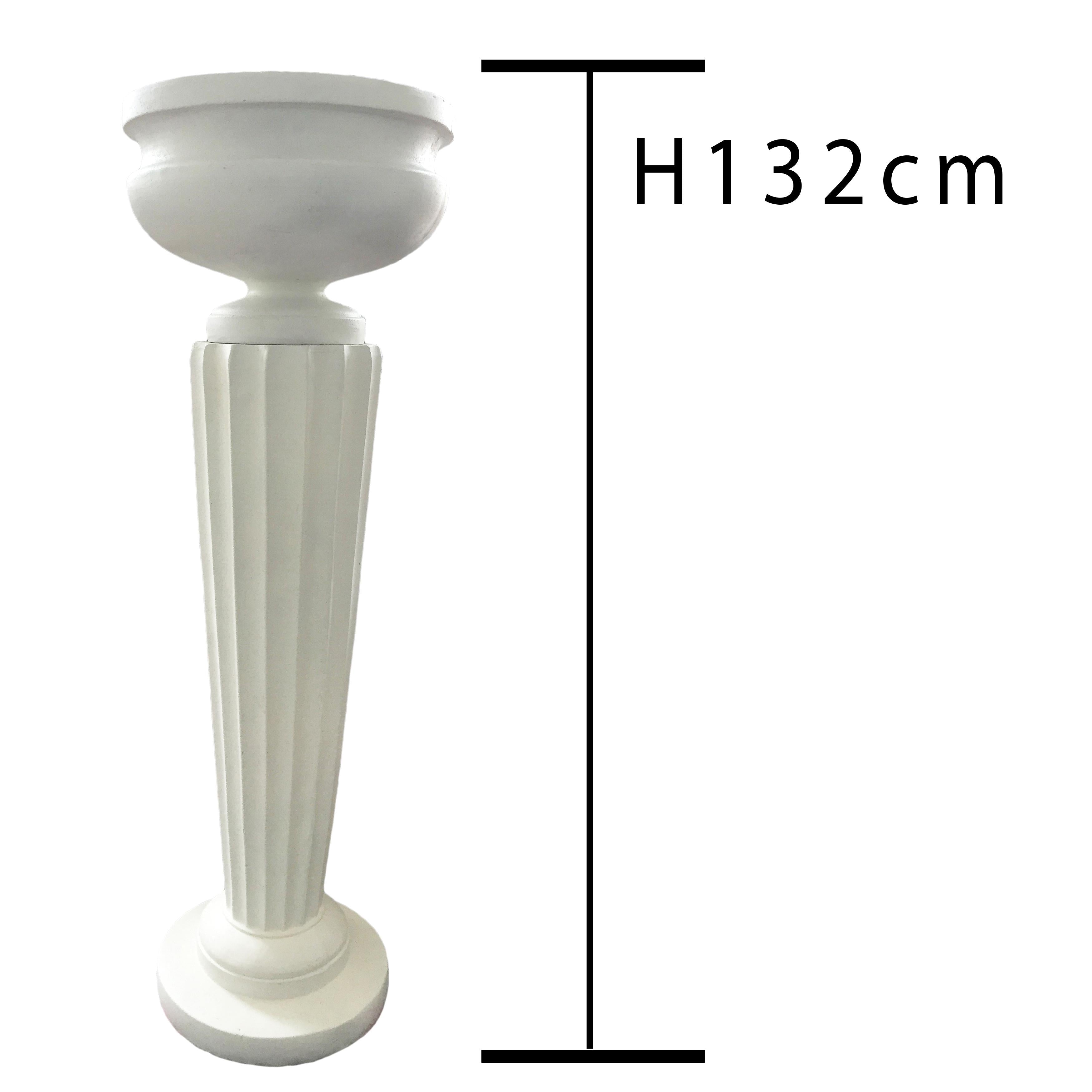 Set Vaso e Colonna Misure 44 cm 132 cm