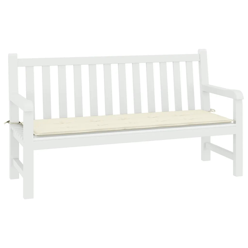Cuscino per Panca-Cuscini per panchina Crema 200x50x4 cm in Tessuto Oxford
