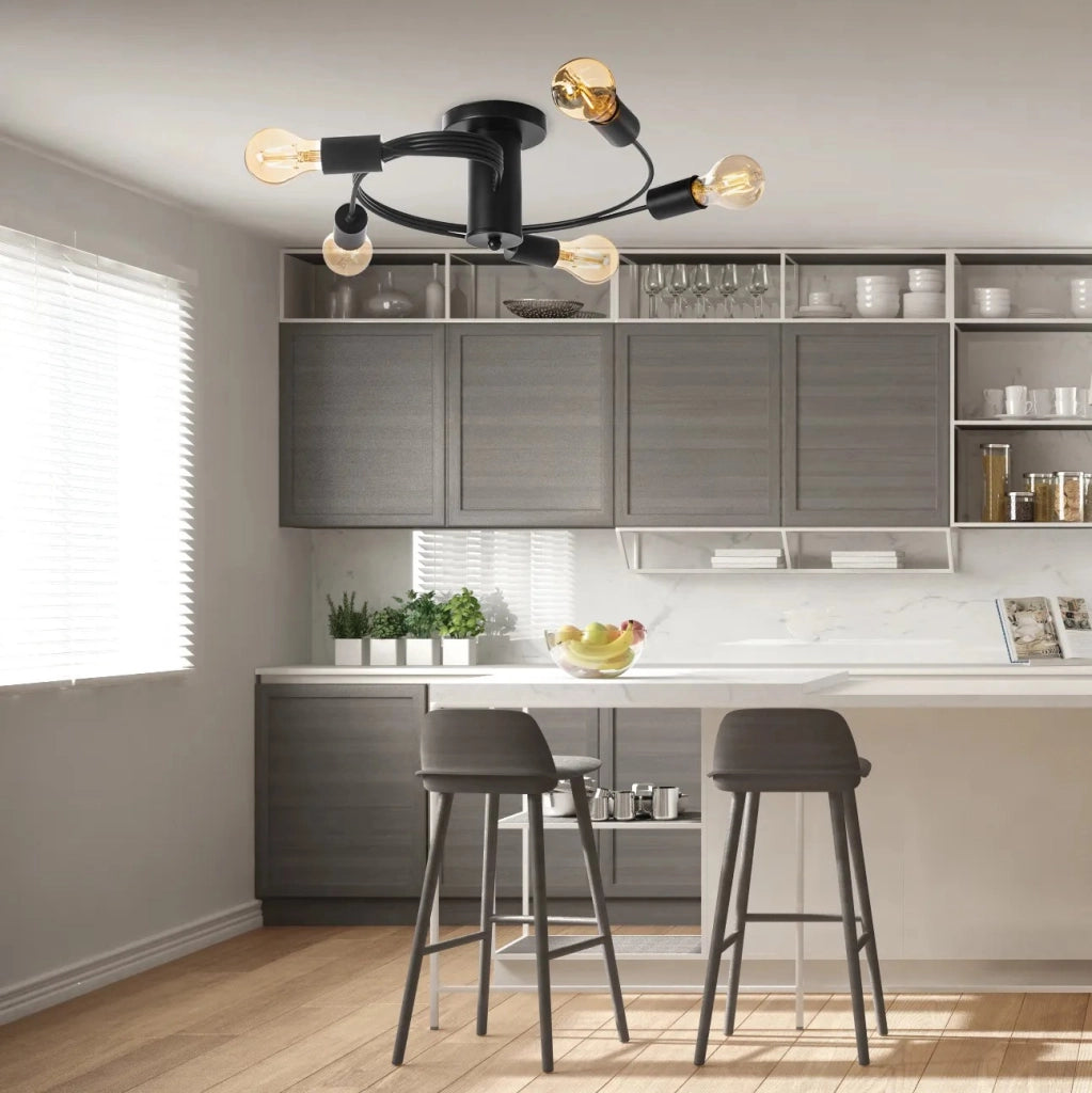 Lampada Da Soffitto Cristallo Loft APP741-5C