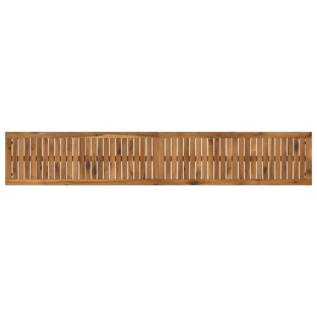 Panchina da giardino 201 x 35 x 45 cm Legno di Acacia Massello 901302