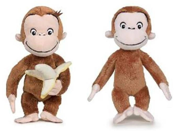 Curioso come George,Peluche George 25 cm,1 pezzo modello casuale,Eta 0+