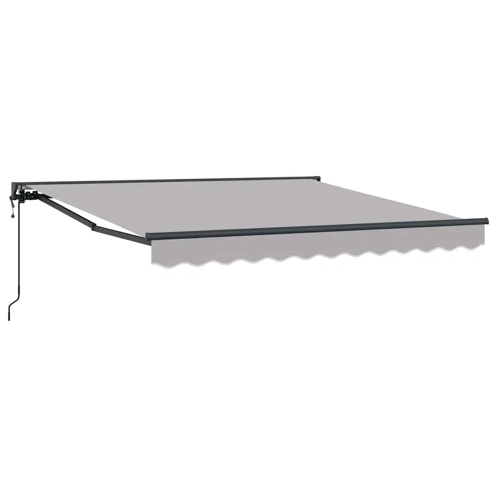 vidaXL Tenda Retrattile Grigio chiaro 300x250 cm Tessuto