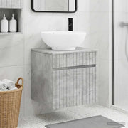 Mobile lavabo da parete Grigio Cemento 49 x 44,5 x 66,5 cm 890605