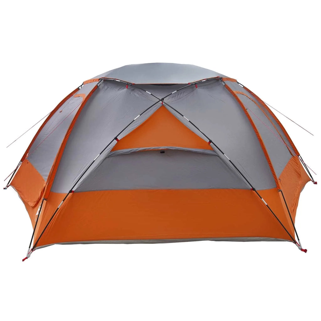 Tenda a cupola con tetto rimovibile Grigio e arancione