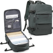 Borsa da viaggio grande per donna, borsa da mano, borsa da campeggio impermeabile, borsa sportiva all'aperto, borsa da giornata pratica, borsa da scuola compatibile con laptop 35,5 cm con tasca per scarpe e tasca per laptop