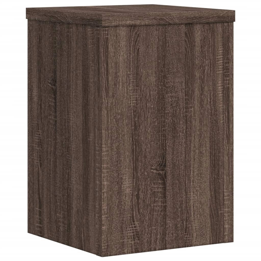 Portavasi mobili per fiori set da 2 legno ingegnerizzato marrone 02_0045326