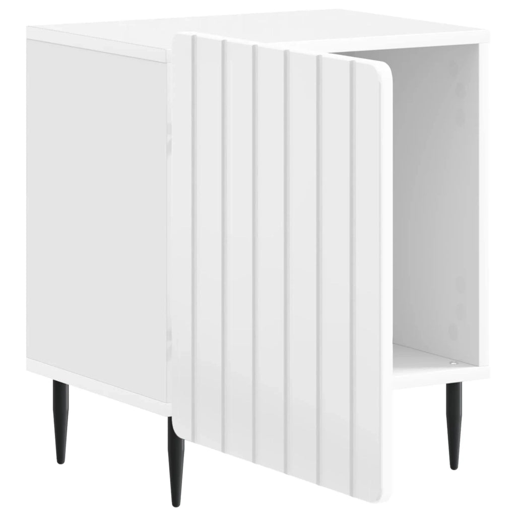 Armadio da Notte 2 pcs Bianco Lucido 43 x 34,5 x 52 cm 894344