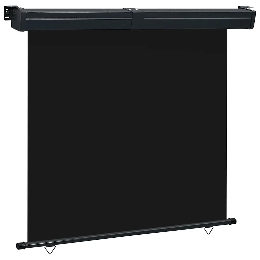 Tenda Laterale per Terrazzo 160x250 cm Nera cod mxl 63999