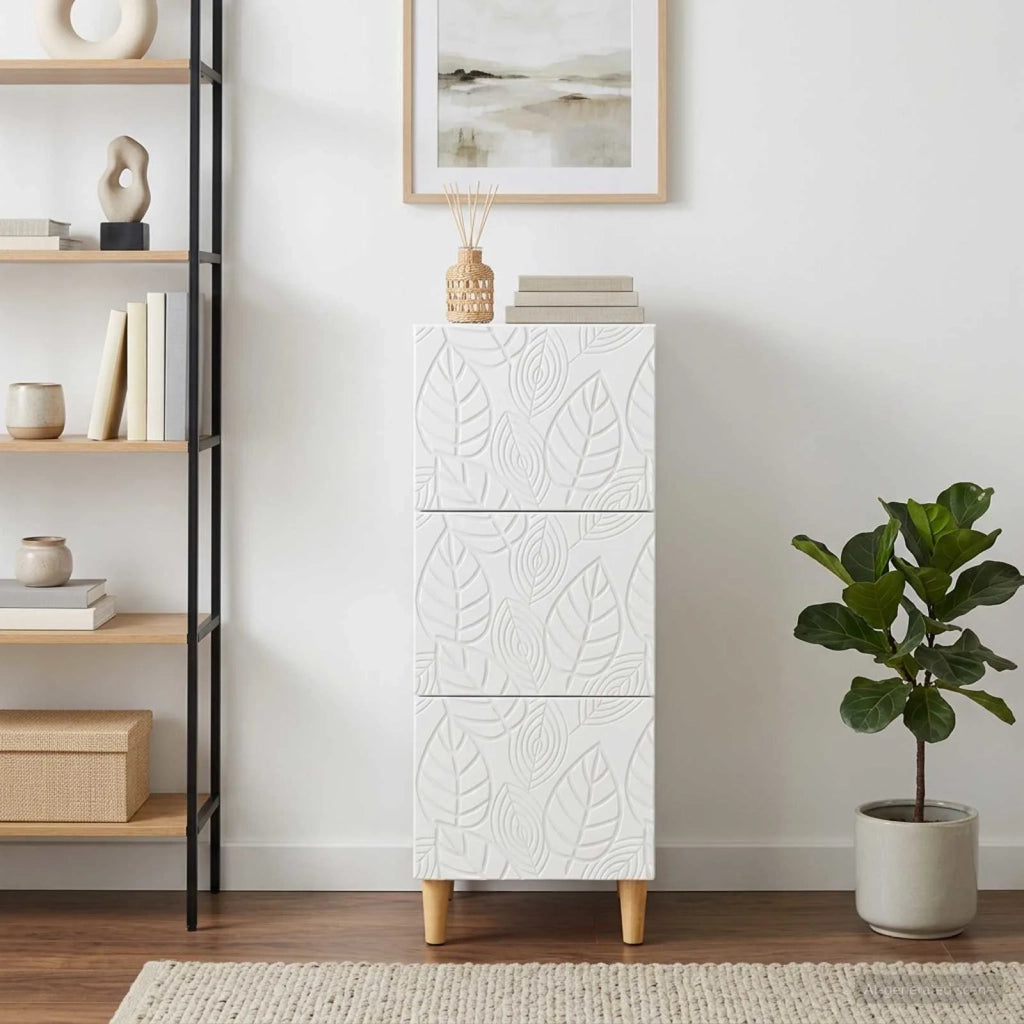 Mobile con Cassetti Bianco 33 x 34,5 x 90 cm 895075