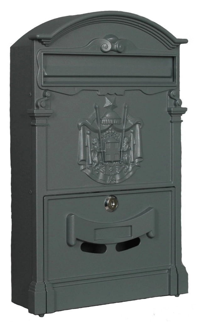 CASSETTA POSTALE 'CAMELIA' cm 25,5 x 9 x H.41 - grigio  - KASART