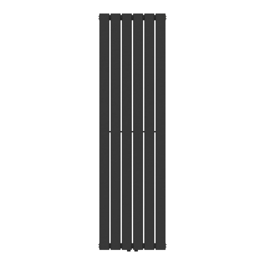 Radiatore a pannello piatto 790 watt acciaio 160 x 45 cm nero 03_0010465