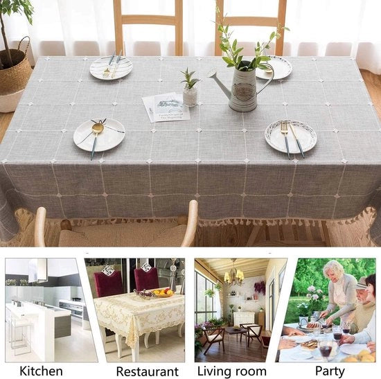 Tappeto da tavolo – Tappeto da tavolo per sala da pranzo – Tessuto lussuoso – Tappeto da tavolo elegante