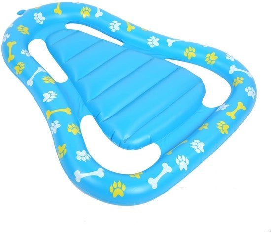 Letto gonfiabile per cani - letto galleggiante - cuscino acquatico per animali domestici - anello galleggiante - vela - ideale per nuotare - piscina per cani