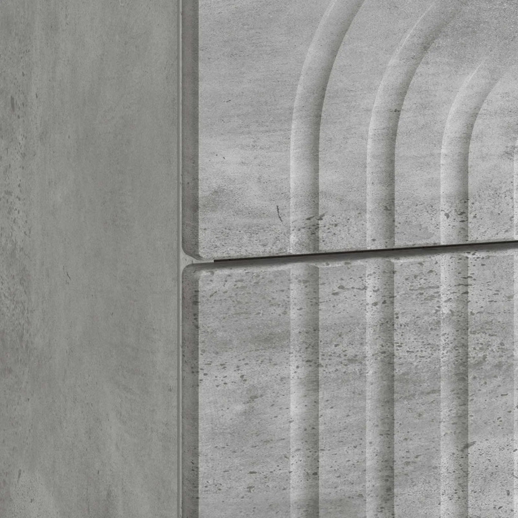 Armadio da Notte con cassetto Grigio Cemento 62 x 34,5 x 48 cm 894088