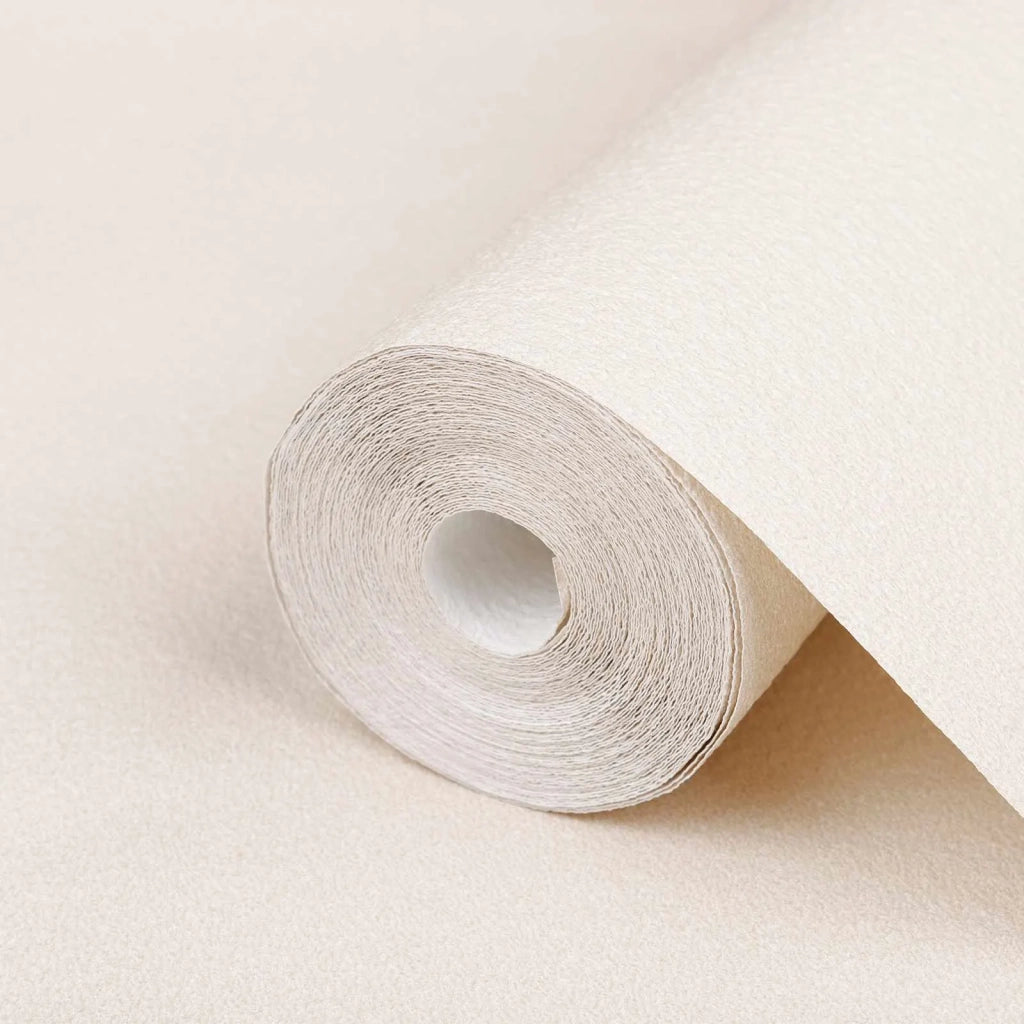 Carta da parati Solida 3D Crema 10 x 0,53 m Tessuto Non Tessuto 42046702