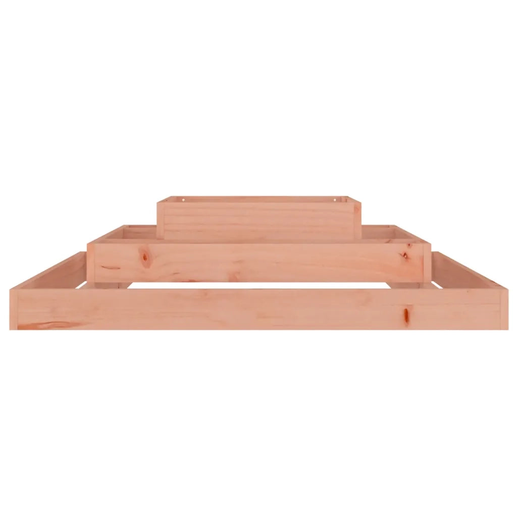 Fioriera da giardino a 3 livelli per esterni 110 x 110 x 27 cm realizzata in legno massello di abete di Douglas. Codice articolo: 02_0048484