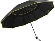Paraplu da Golf Automatico Aperto Chiusura Efficace Compatta Grande Ombrello a Doppia Cupola Spessa Oversized Parapluie da Pioggia