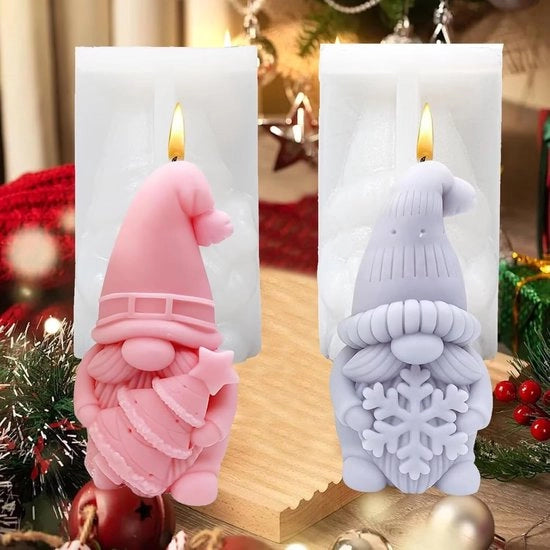 Forme in Silicone Reutilizzabili - 2 Pezzi - Stampi per Candelabri/Farfalle - Sapone Artigianale - Facili da Smontare