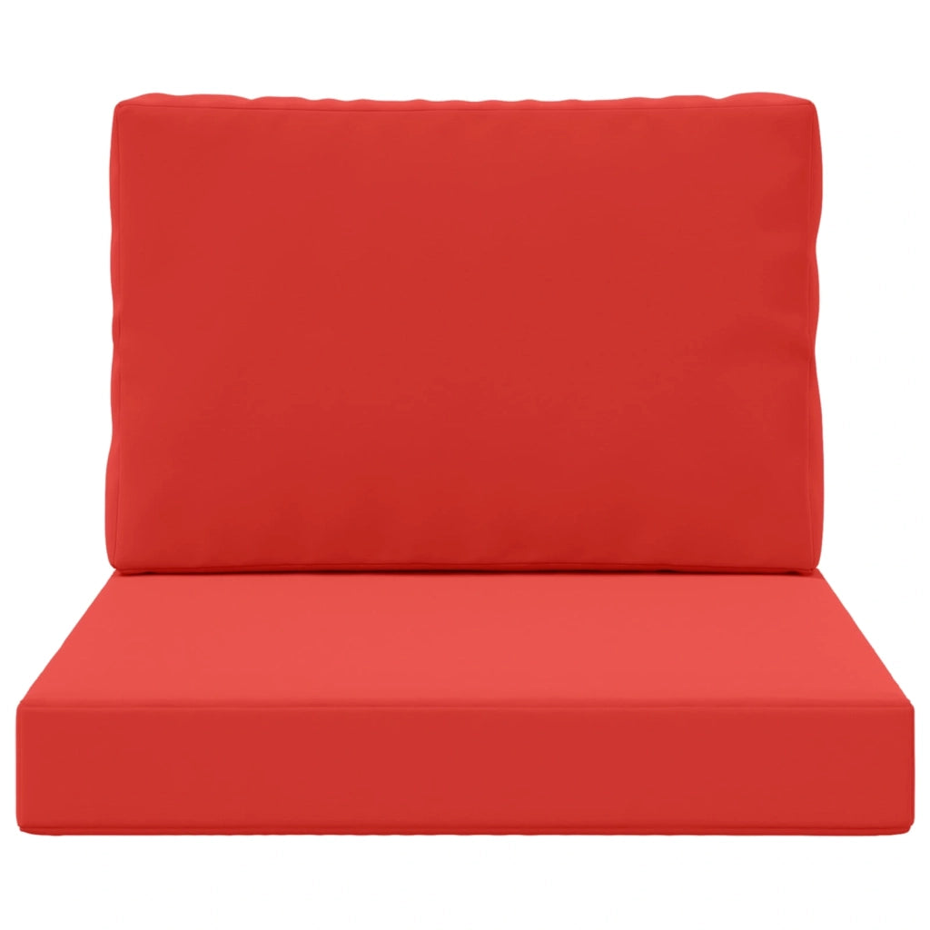 Cuscino per divano da esterno 2 pcs Rosso Poliestere