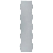 Tappeto Moderno Grigio Chiaro in Ecopelliccia a Pelo Lungo 80x300 cm per Soggiorno e Ingresso