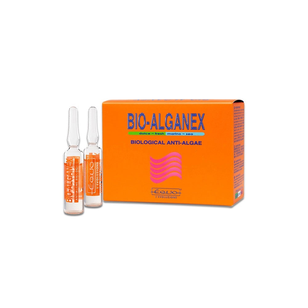EQUO Bio-Alganex Fiale Da 5ml - Antialghe Biologico Liquido Formato: 12 Fiale
