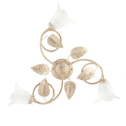Plafoniera Arte Povera Limone 3 Luci Avorio e Bianco LuceArt Classic