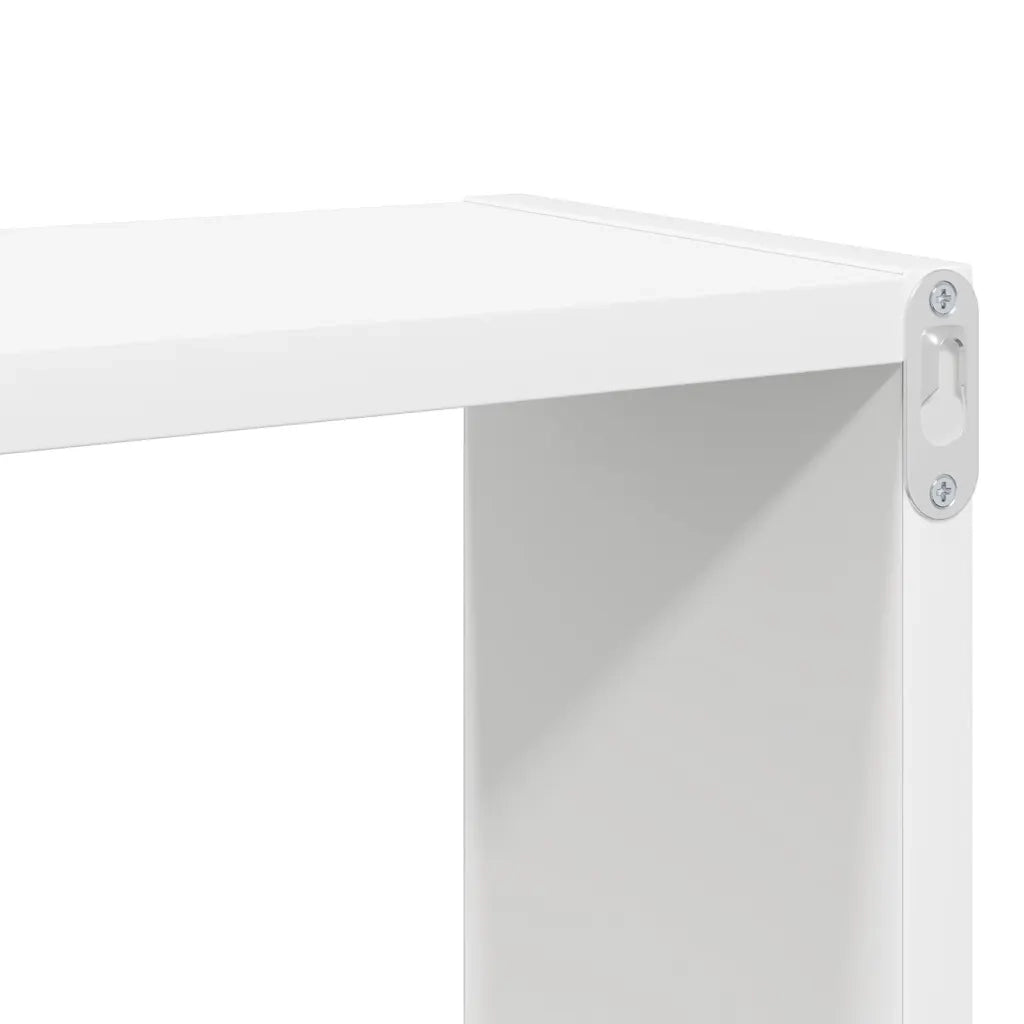 Mensole Parete a Cubo 4pz Bianco 80x15x26,5cm Truciolato cod mxl 33337