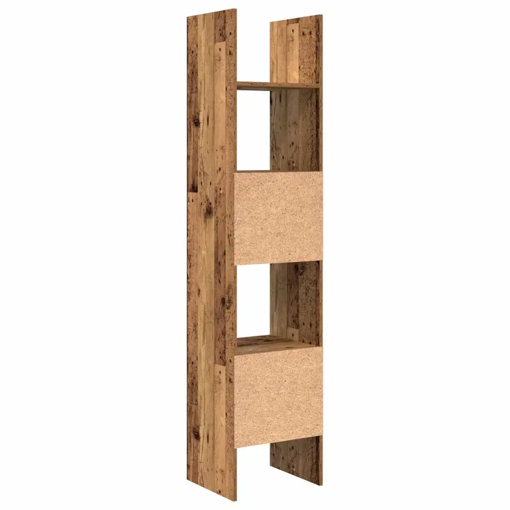 vidaXL Armadio per Libri Legno vecchio 40 x 35 x 180 cm