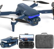 Drone con Doppia Camera 1080P e Luce LED - Quadricottero RC Senza Fili per Bambini e Adulti - 5GHz WIFI APP FPV - 18 Minuti di Volata