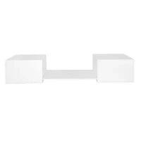 Armadio per scarpe con doppie porte, Panchina versatile per il cambio delle scarpe, 189×40×34,5 cm, Bianco