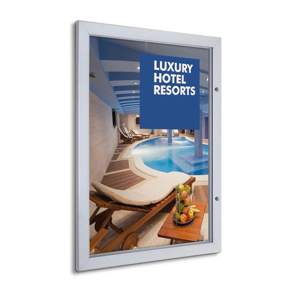 Bacheca per uffici aziende porta poster apertura a libro - A3