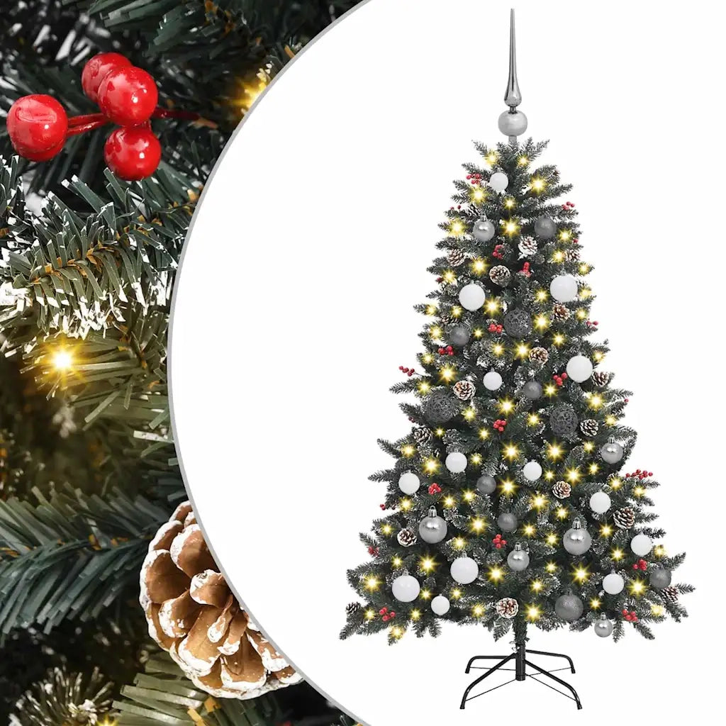 vidaXL Albero di Natale artificiale Verde PVC