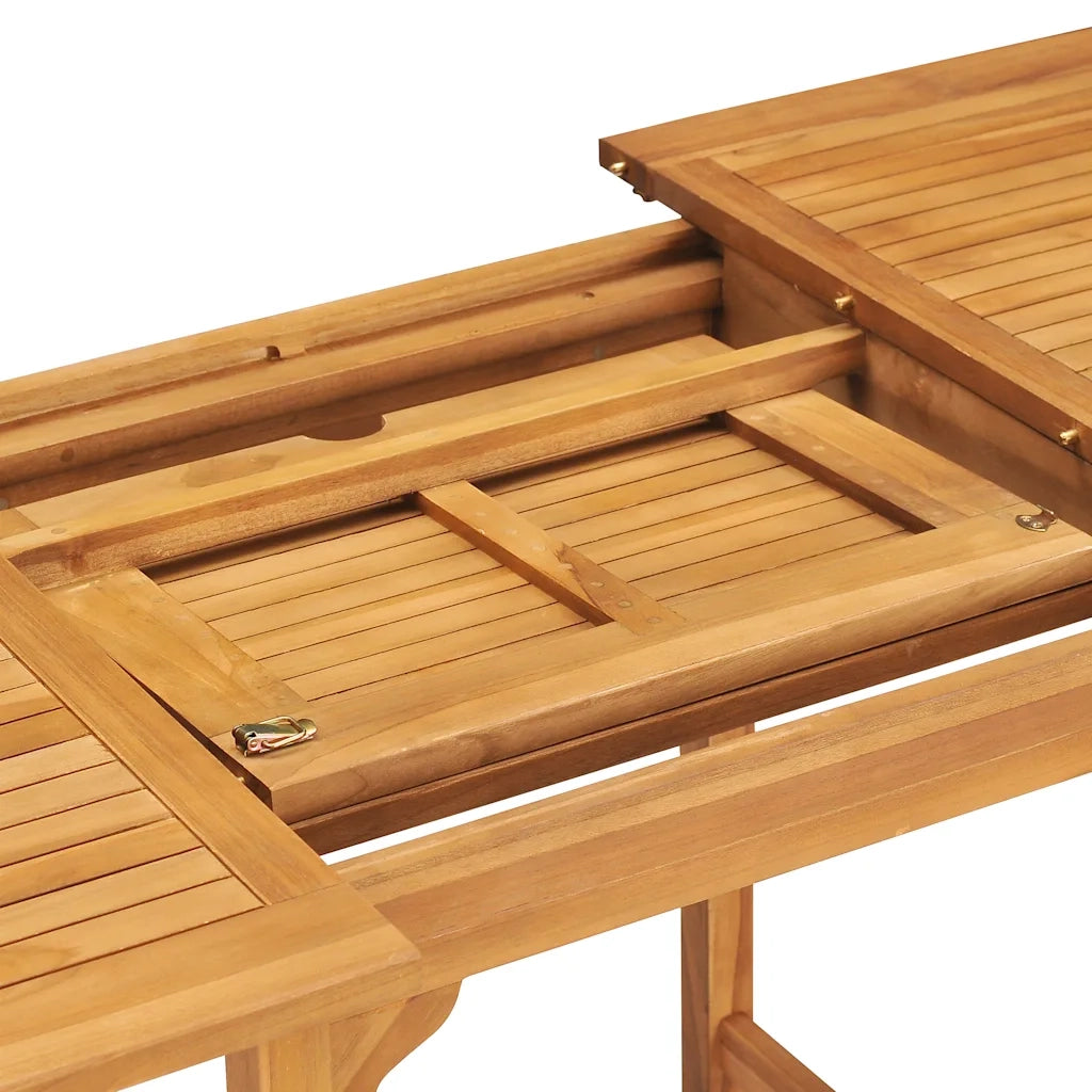 Set da Pranzo da Giardino 7 pz in Legno Massello di Teak 3059596