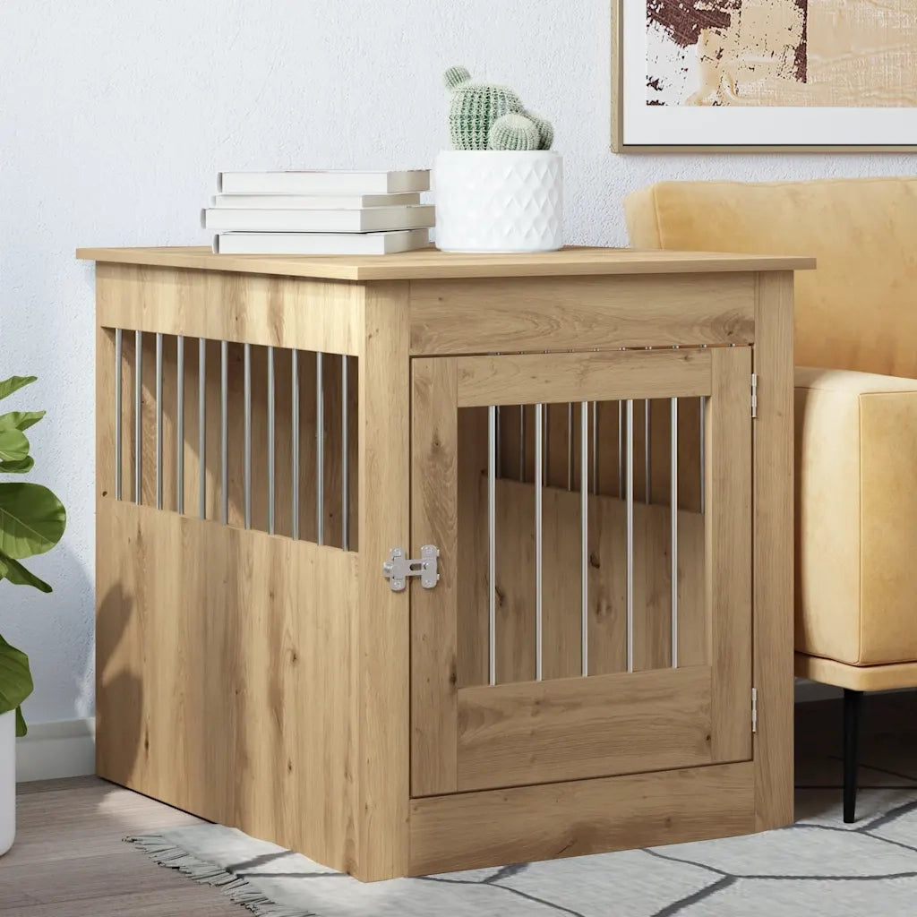 Gabbia Cani Arredamento Rovere Artigianale Legno Multistrato 857646