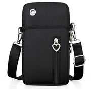 Borsa portatile, piccola borsa per donna - Borsa per telefono - donna - Una piccola borsa - nera