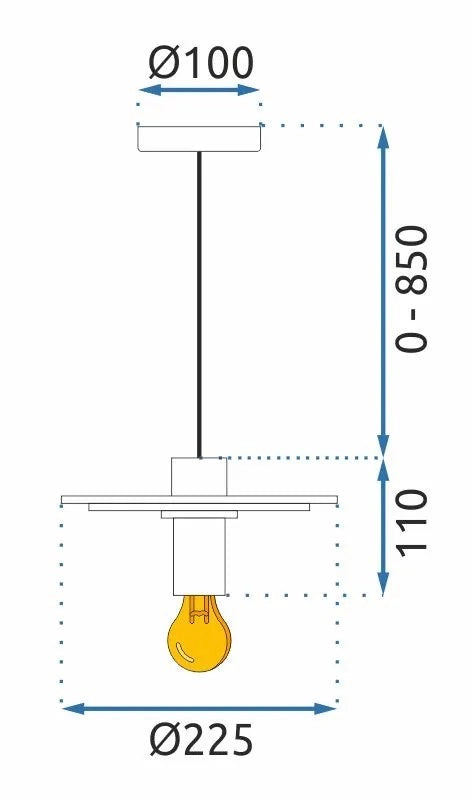 Lampada APP1214-1CP Black