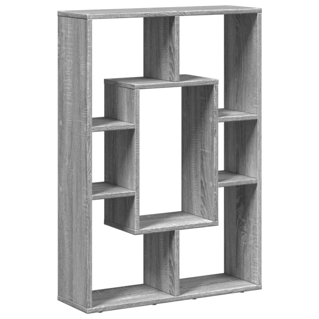 vidaXL Libreria Grigio Sonoma 63x20x90 cm in Truciolato