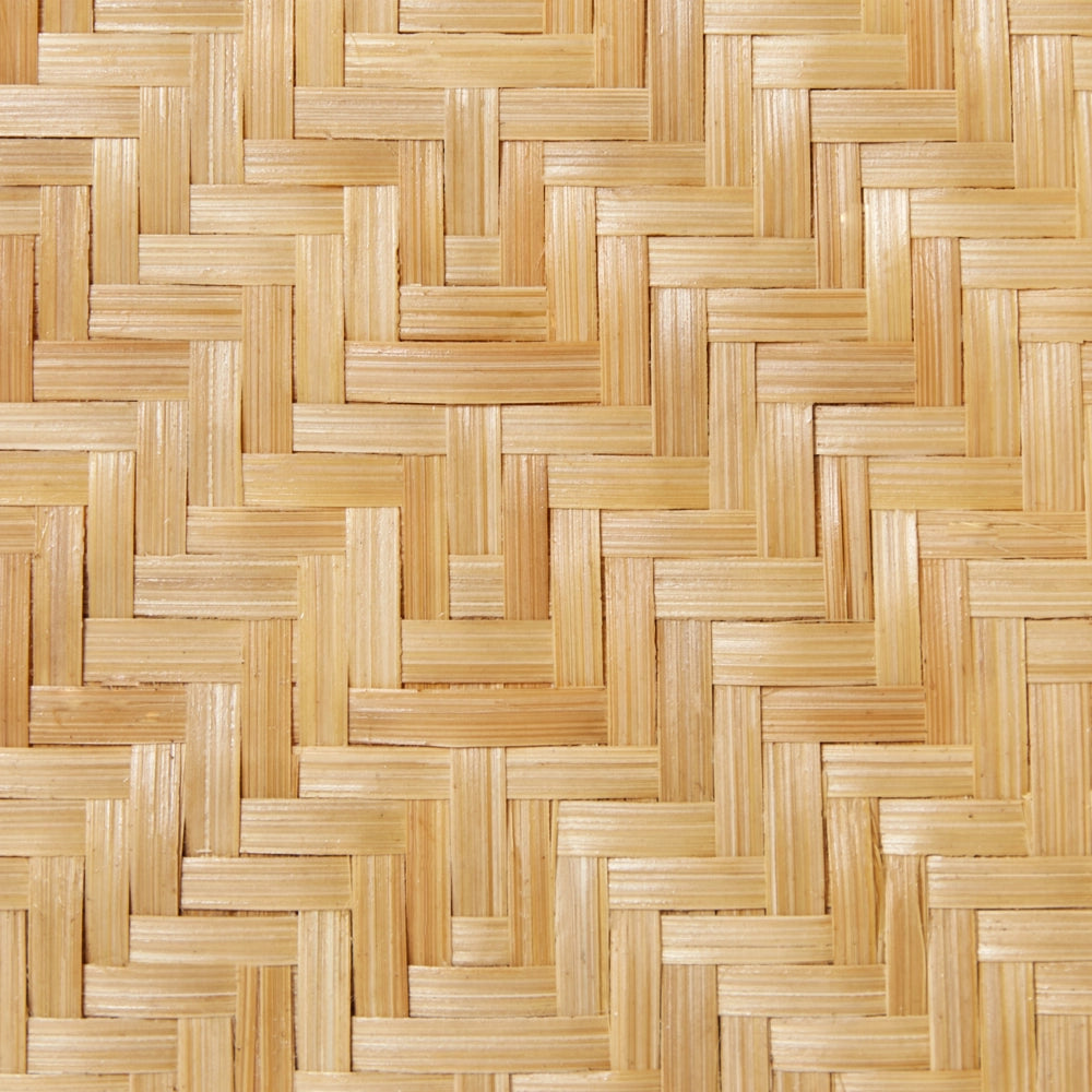 Divisorio per la stanza in rattan naturale e bambù a 3 pannelli pieghevoli con schermo decorativo.