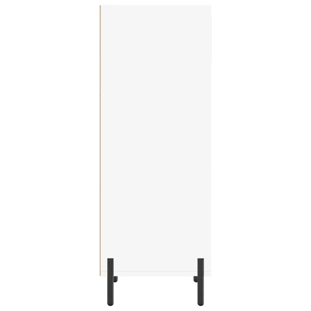 Credenza Bianca 34,5x32,5x90 cm in Legno Multistrato 828740