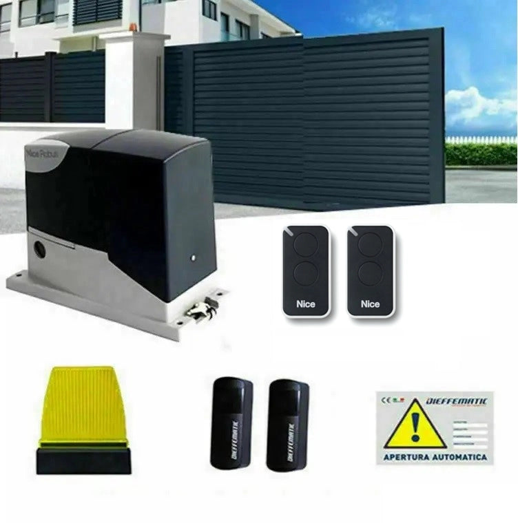 NICE RDKCE KIT PER CANCELLI SCORREVOLI FINO A 400 KG ANTA MAX 6 M ROADKIT ROAD