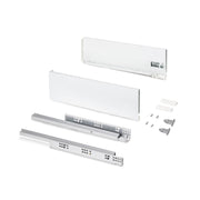 Cassetto esterno Protone 30kg, guide di estrazione totale con una chiusura soft, altezza 131mm, profondità 450mm, Acc..