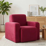 Poltrona Rosso Vino Velluto (V) 42042434
