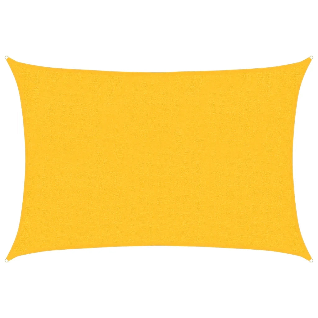 Vela Parasole 160 g/m² Rettangolare Giallo 2x2,5 m in HDPE 311556