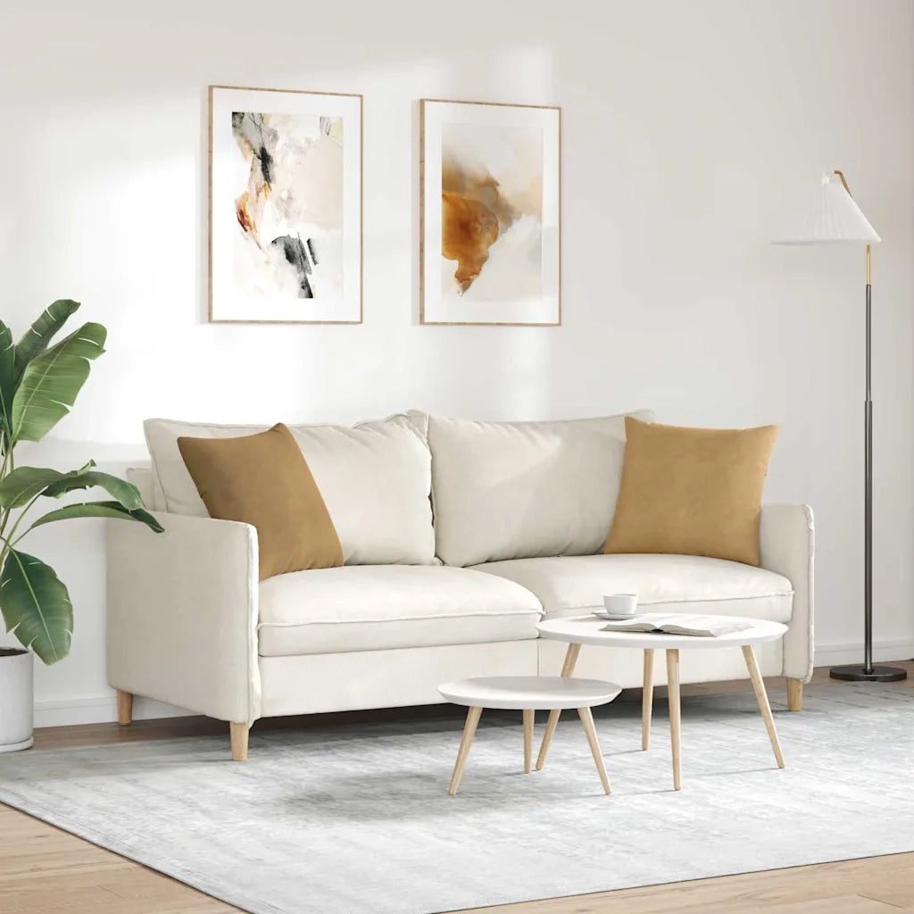 Cuscini da Divano 2 pcs Marrone 45 x 45 cm Tessuto in Cords