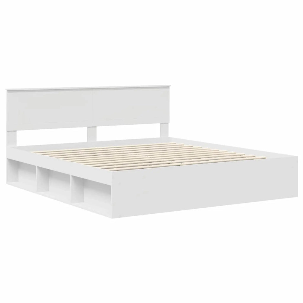 Struttura del letto Bianco 180 x 200 cm Pino massello 3410564