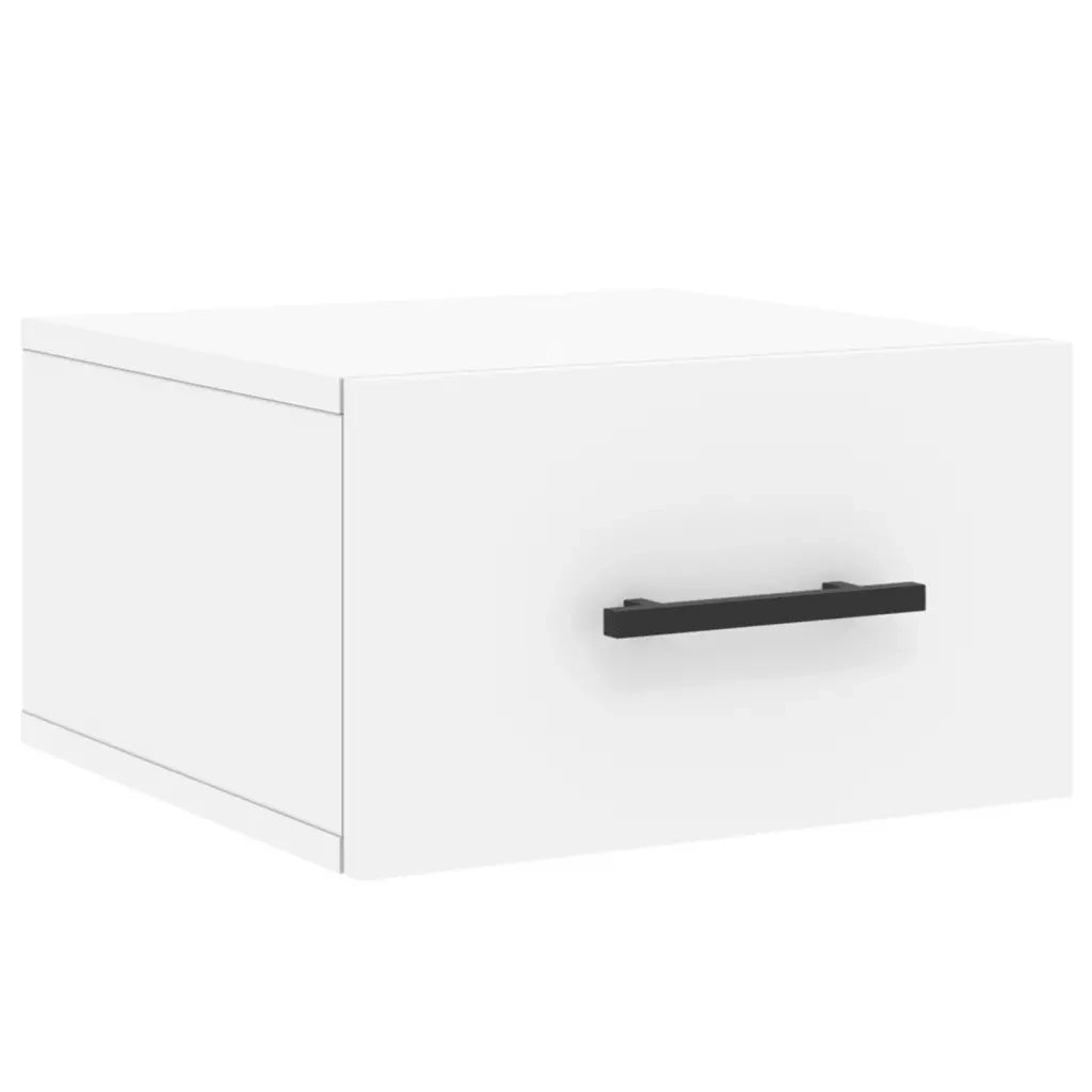 Comodini a Muro 2 pz Bianchi 35x35x20 cm 829869