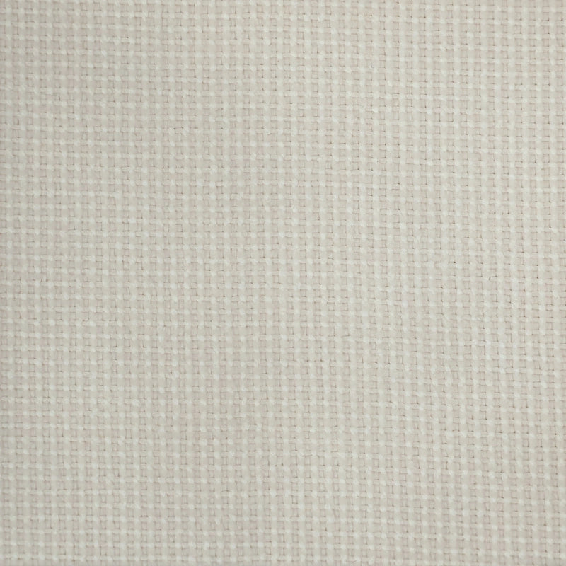 Pouf contenitore con coperchio, anello in metallo, design bicolore, 36 x 36 x 44 cm, bianco crema