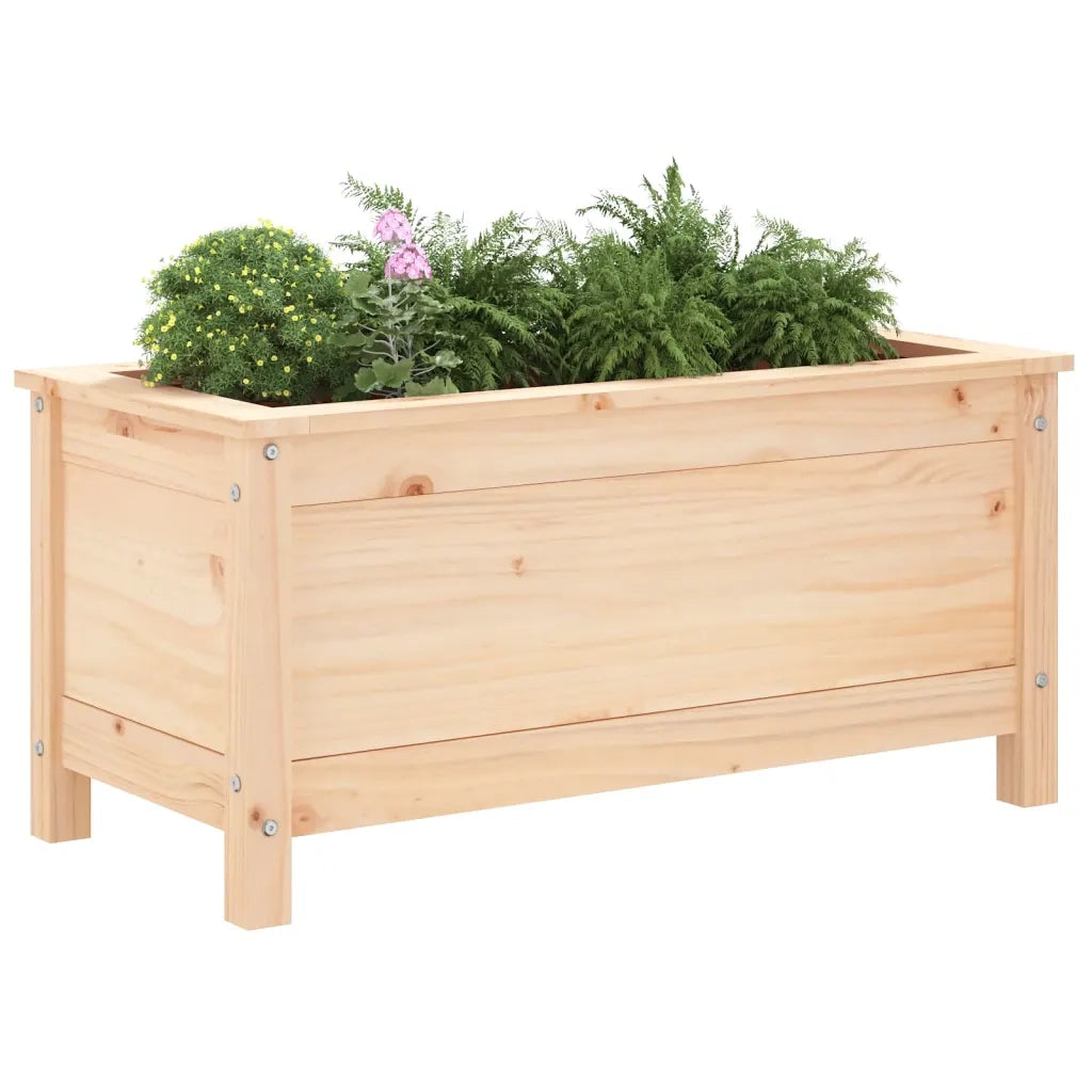 Fioriera da Giardino 82,5x40x39 cm in Legno Massello di Pino 825254