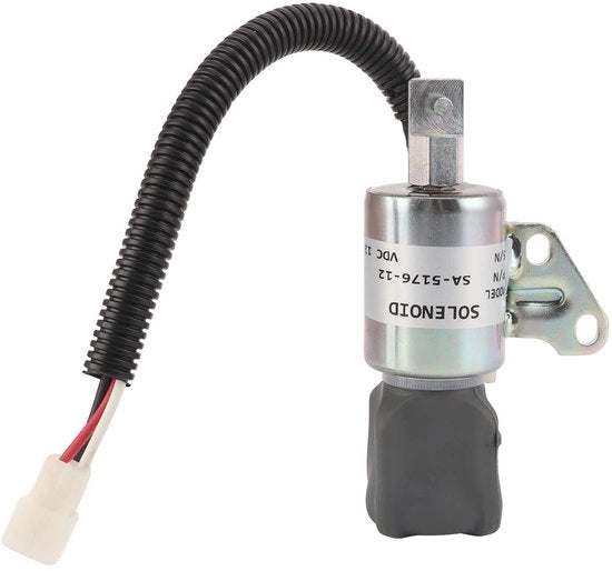 Vitello di rilascio magnete 12V - Valvola di arresto - Motor D722/D902/Z482 - Anello di alluminio/acciaio - Duraturo/stabile - Protezione contro danni - Valvola di arresto solenoide